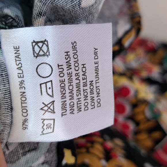 Hell Bunny Monte Carlo Circle Swing Rockabilly Retro Skirt SZ XS - Picture 7 of 14